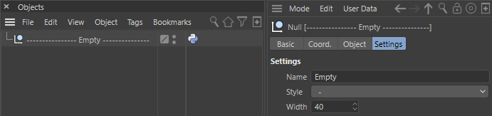 aturtur / Separator Null
